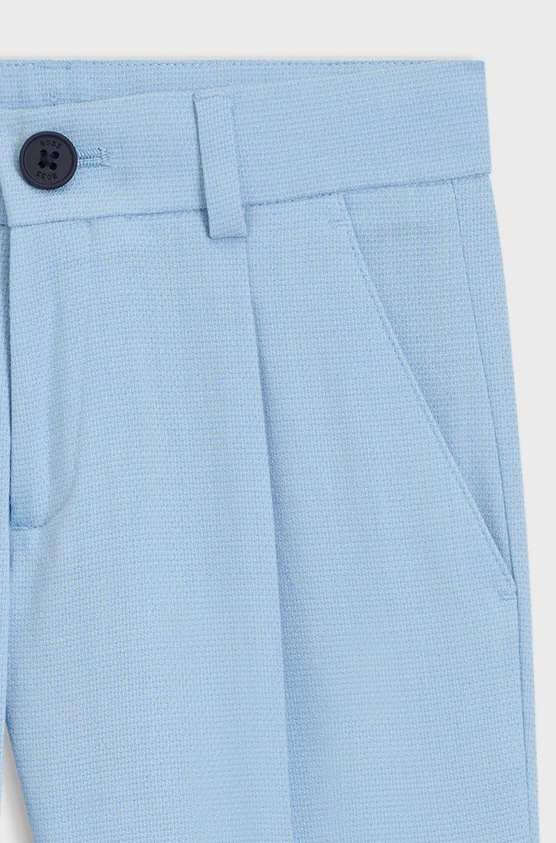 Hugo Boss Pantalones de traje en tejido elástico para niños Oferta especial de fábrica
