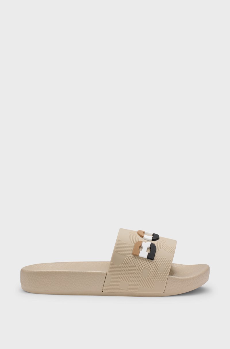 Hugo Boss Chanclas para niños con raya de la marca y logotipo Grandes descuentos