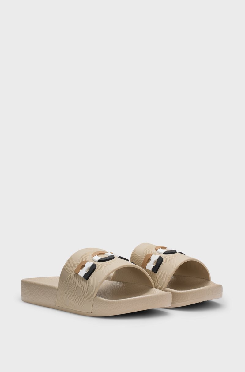 Hugo Boss Chanclas para niños con raya de la marca y logotipo Grandes descuentos