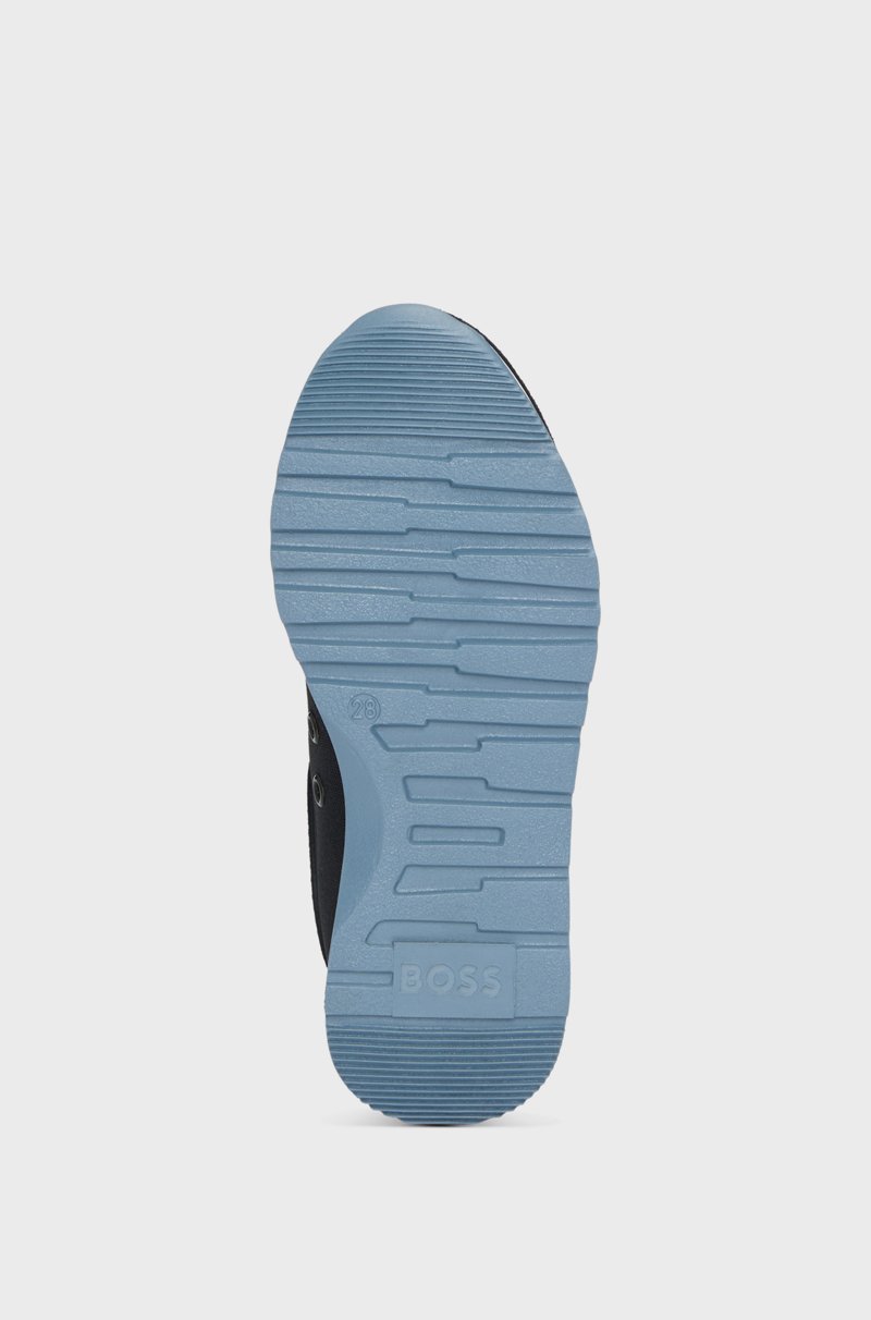 Hugo Boss Deportivas para niños en mezcla de materiales con apliques de piel Ahorra y exporta