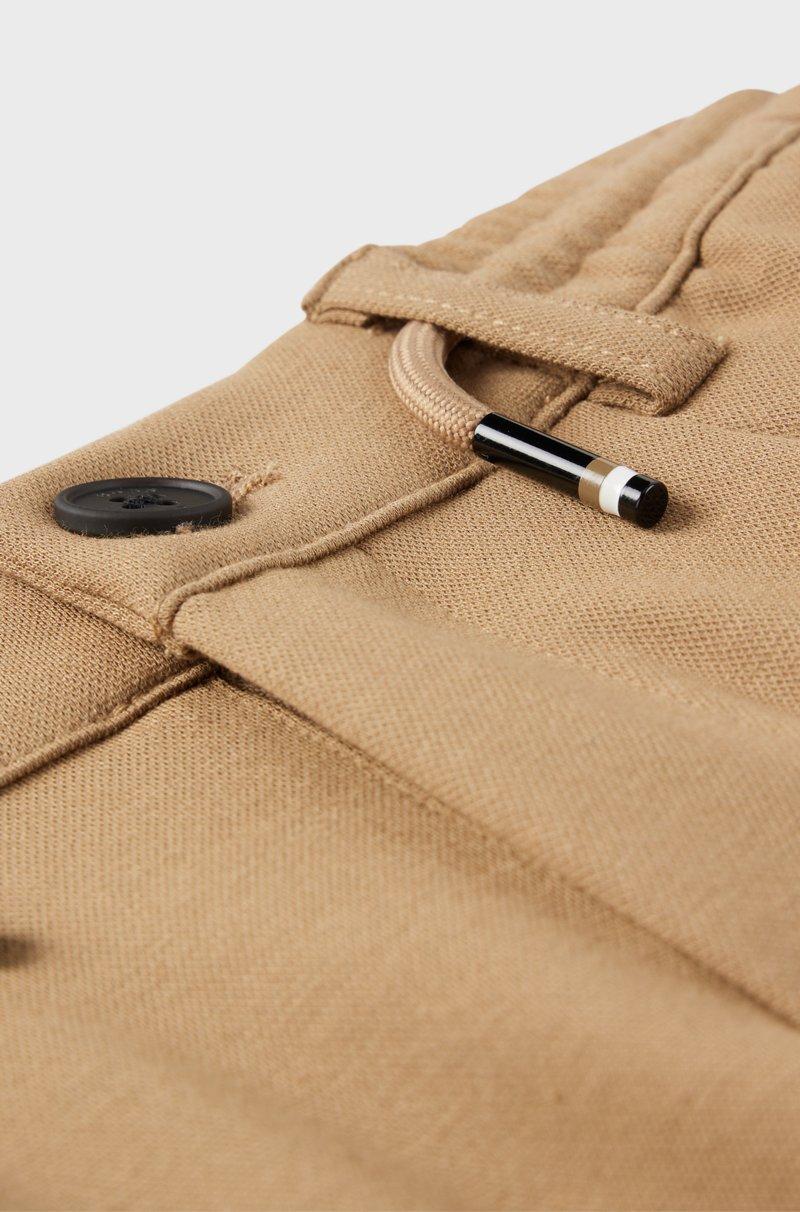 Hugo Boss Shorts cargo para niños en tejido elástico con cintura con cordón Ofertas de temporada