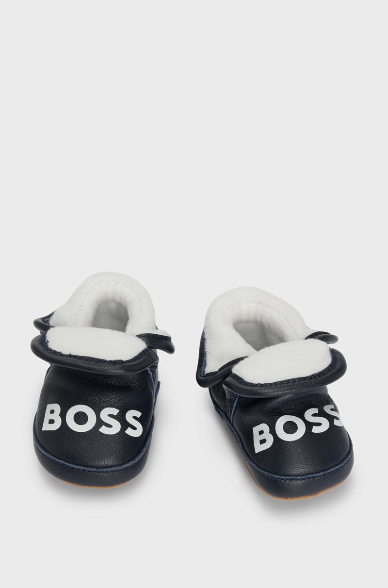 Hugo Boss Patucos de piel para bebé en caja de regalo Rebajas de fin de temporada