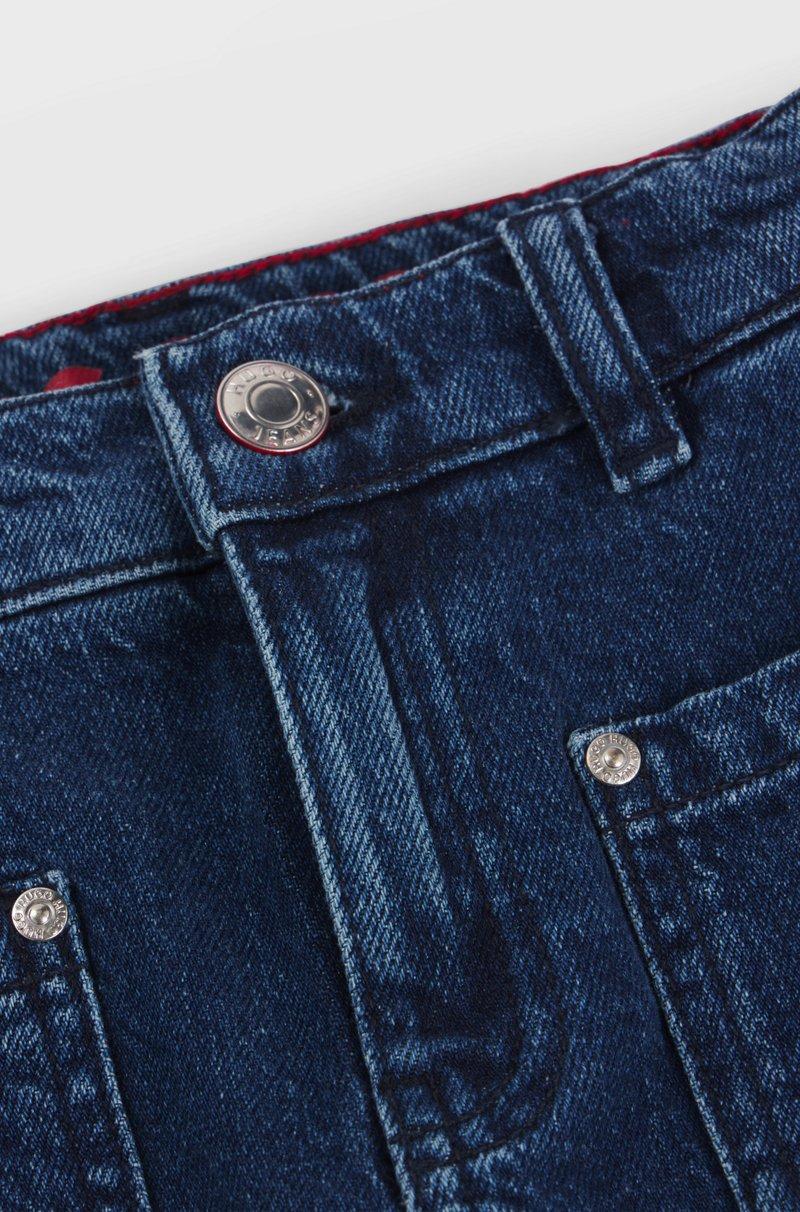 Hugo Boss Jeans relaxed fit para niños en denim elástico azul Devoluciones gratuitas