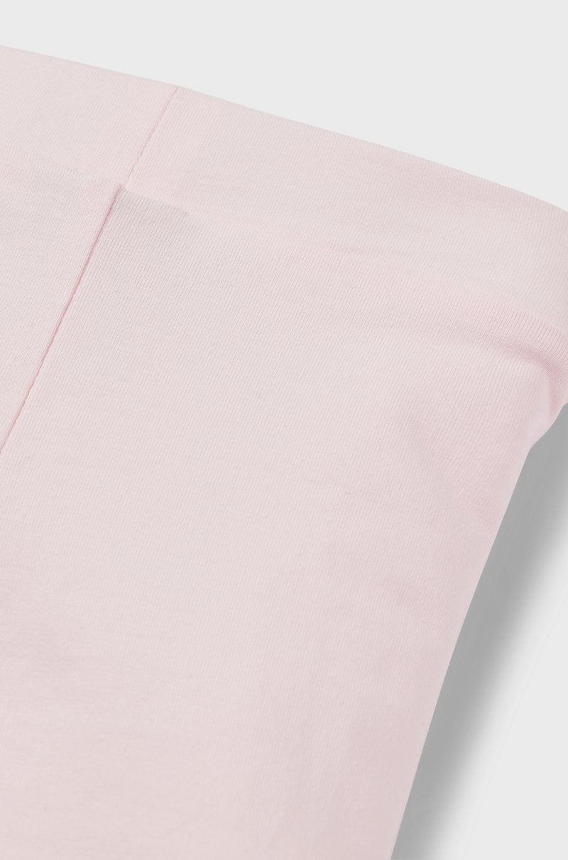 Hugo Boss Leggings para bebé en algodón elástico con logo estampado en el dobladillo Ofertas