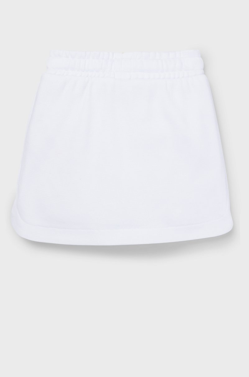 Hugo Boss Falda para niñas en algodón con logos grabados en los botones automáticos Venta caliente