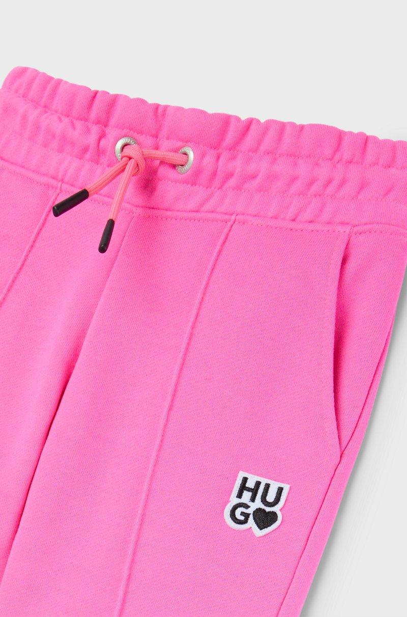 Hugo Boss Pantalones de chándal de forro polar para niños con detalles de logo Envío gratis