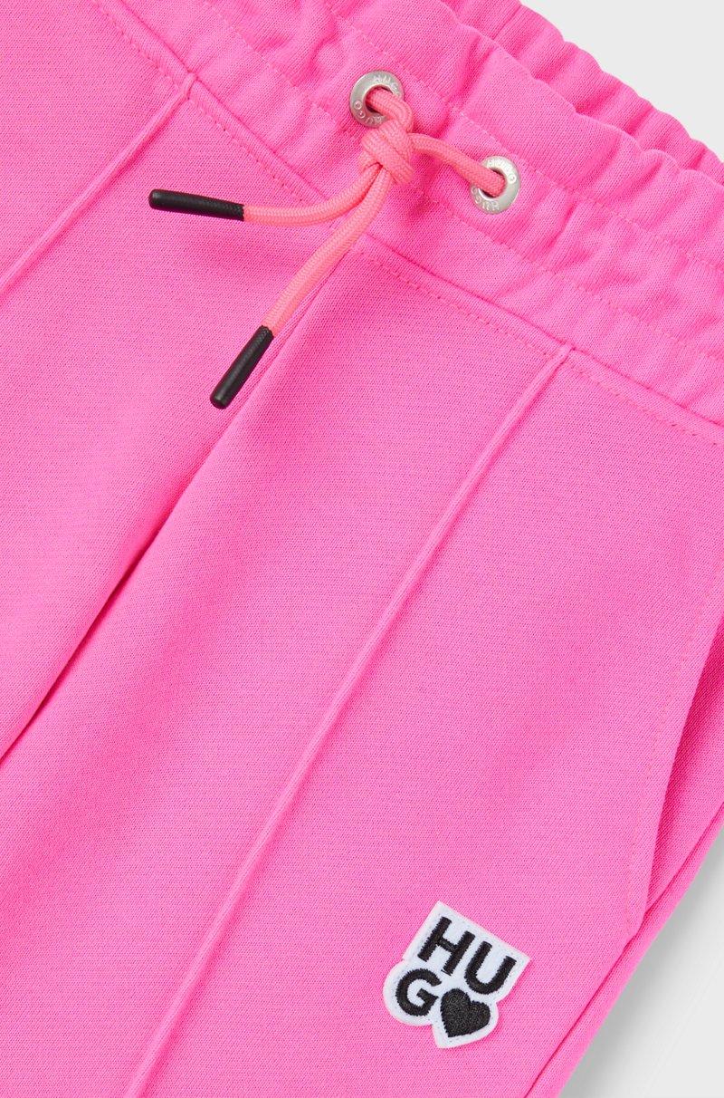 Hugo Boss Pantalones de chándal de forro polar para niños con detalles de logo Envío gratis