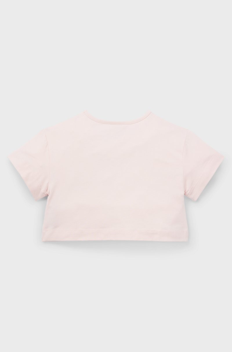 Hugo Boss Camiseta oversize fit para niños en algodón elástico con logo de diseño Últimos 3 días