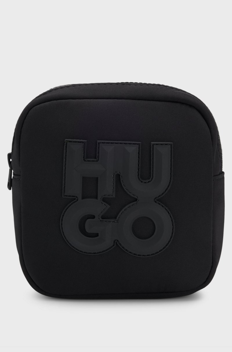 Hugo Boss Bandolera para niños con logo apilado