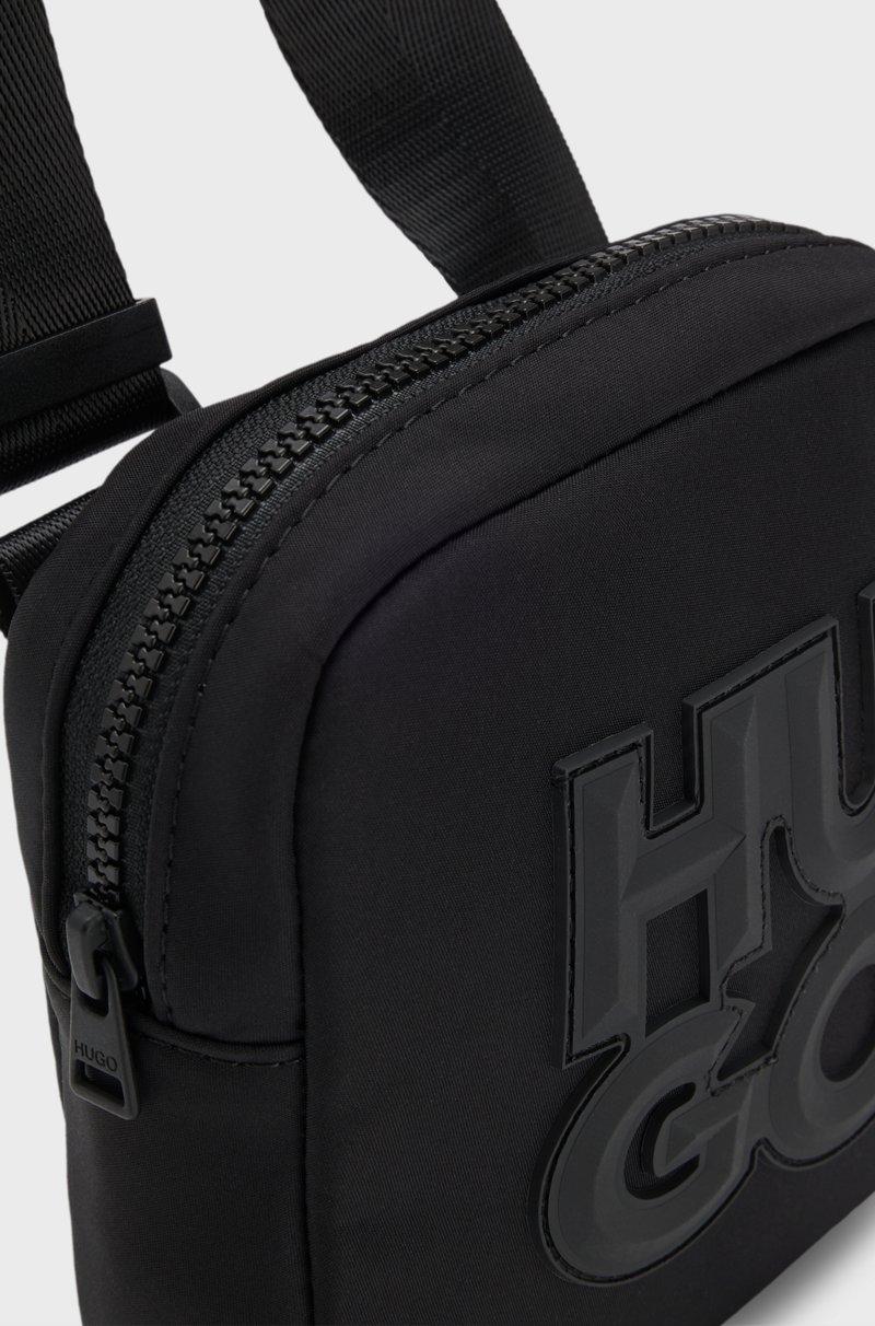 Hugo Boss Bandolera para niños con logo apilado Promoción trimestral