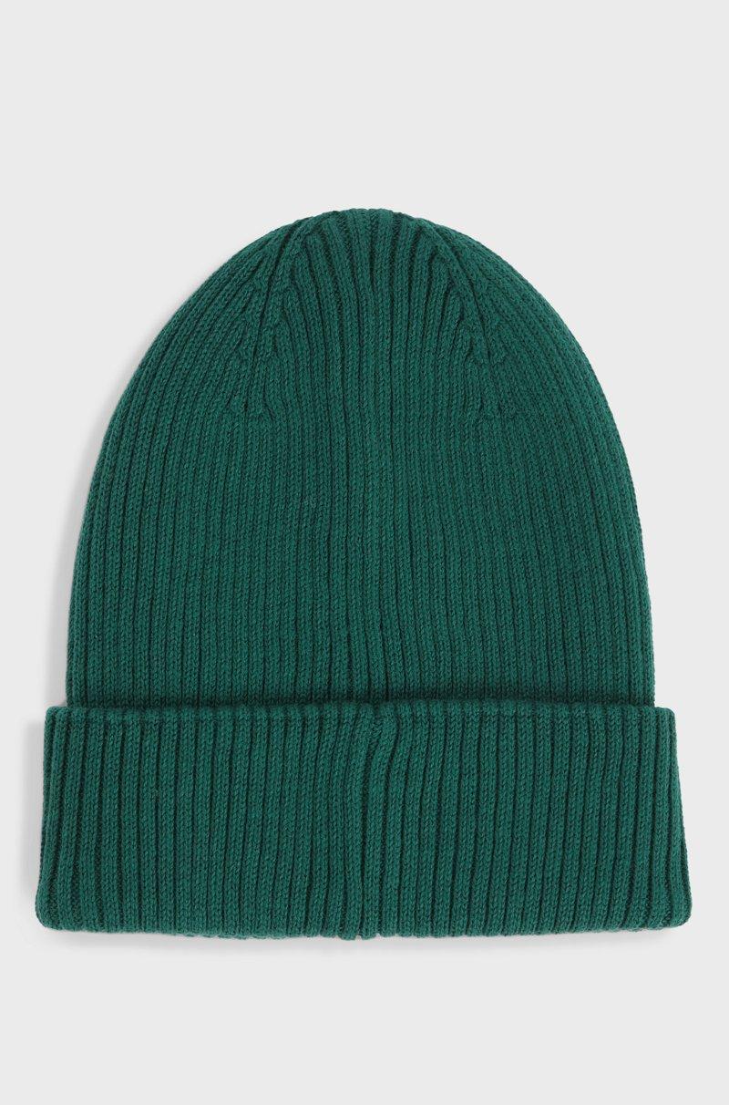 Hugo Boss Gorro de punto para niños con etiqueta de logo rojo Superdescuento