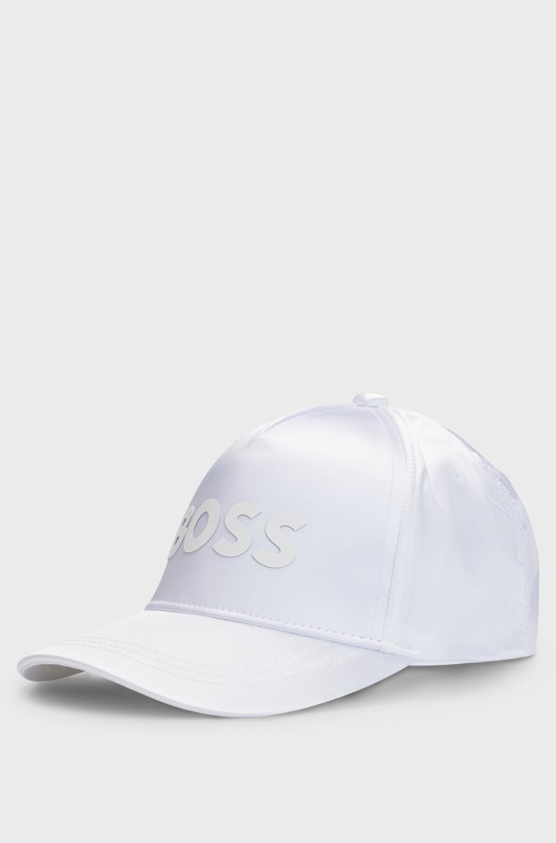 Hugo Boss Gorra de satén con logo estampado de goma para niños Descuentos del mes