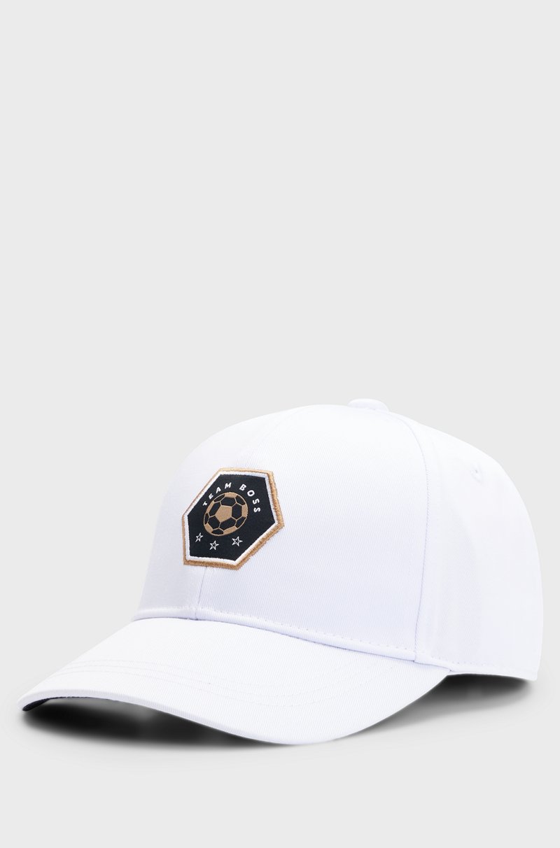 Hugo Boss Gorra para niños con insignia de logo Ofertas especiales