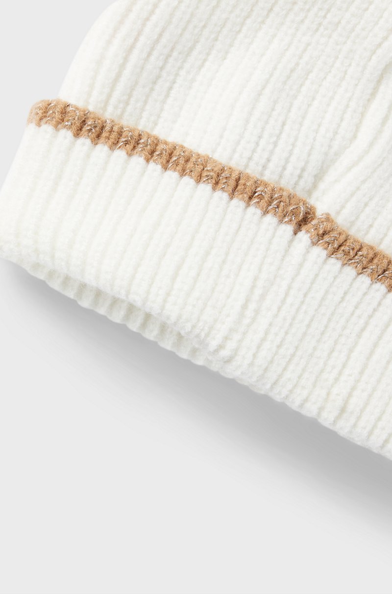 Hugo Boss Gorro de punto para niños con logo de efecto metalizado En oferta