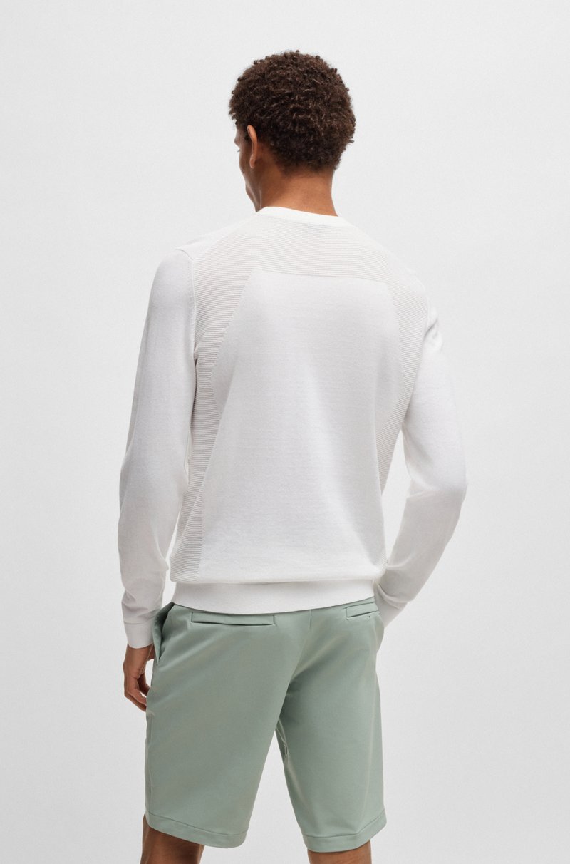 Hugo Boss Jersey regular fit de algodón con detalle de logo estampado Los más vendidos