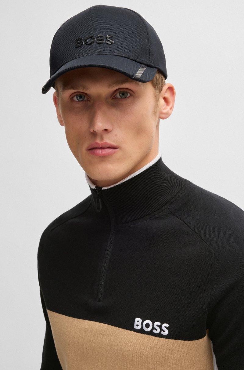 Hugo Boss Jersey regular fit de algodón con bloques de color Tienda