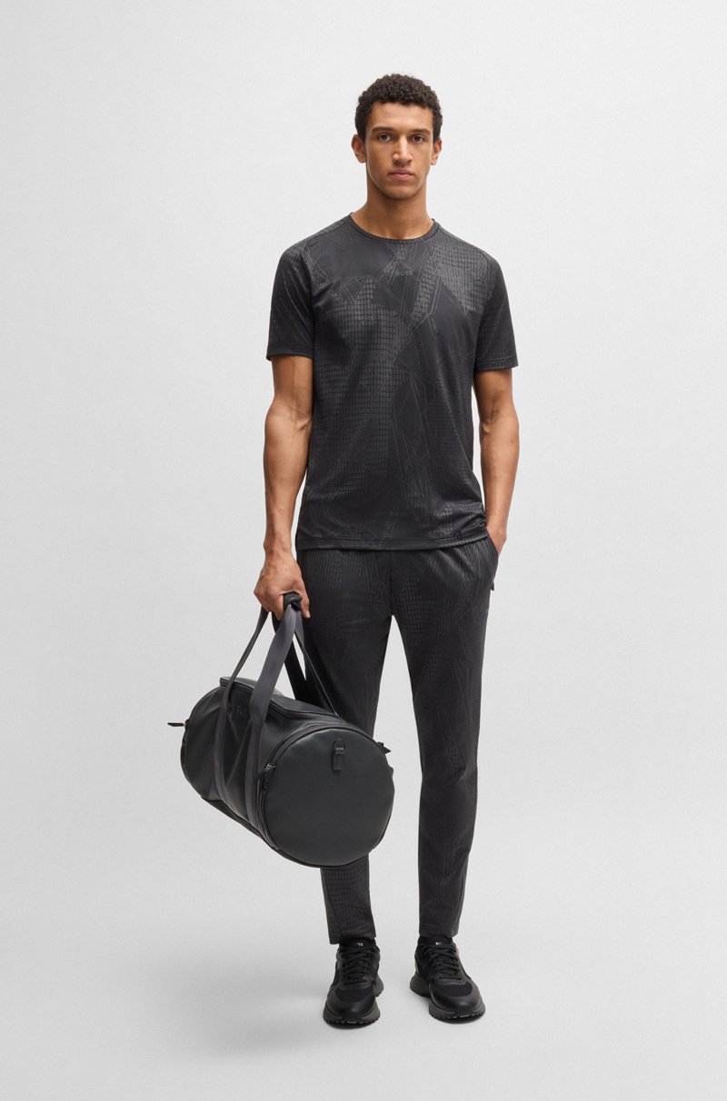 Hugo Boss Pantalones de chándal con estampado activo en tejido multielástico Mejor oferta