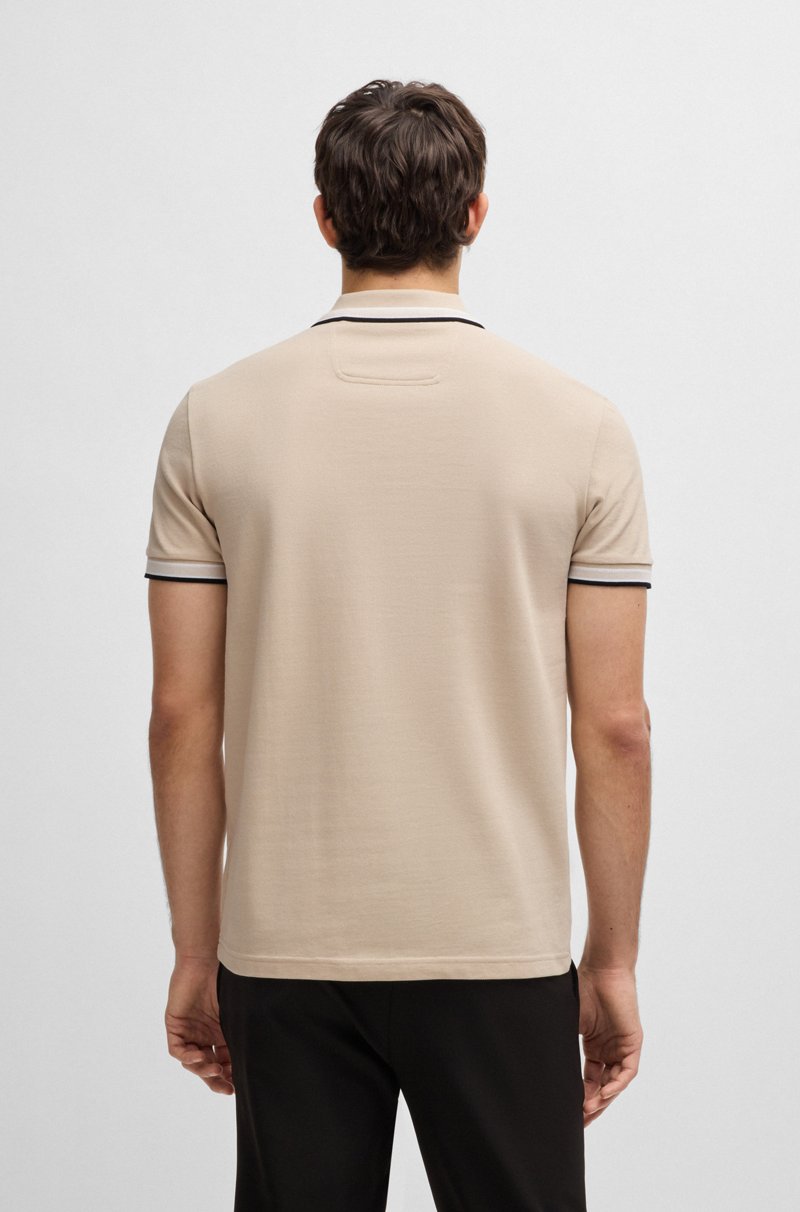 Hugo Boss Polo Paddy de piqué de algodón con logo en el reverso del cuello ÚLTIMAS EDICIONES