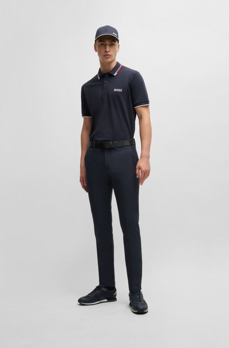 Hugo Boss Chinos slim fit de tejido multielástico de planchado fácil Último día