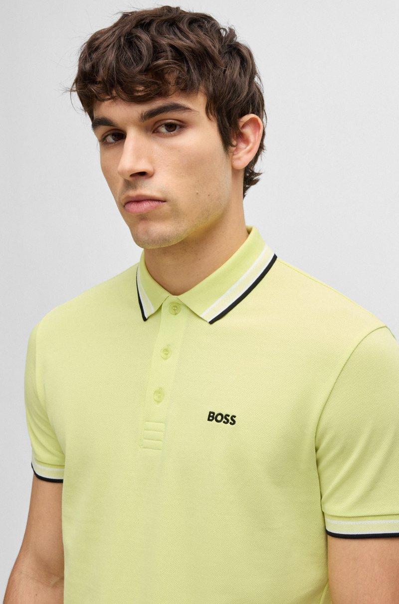 Hugo Boss Polo Paddy de piqué de algodón con logo en el reverso del cuello Oferta especial de fábrica