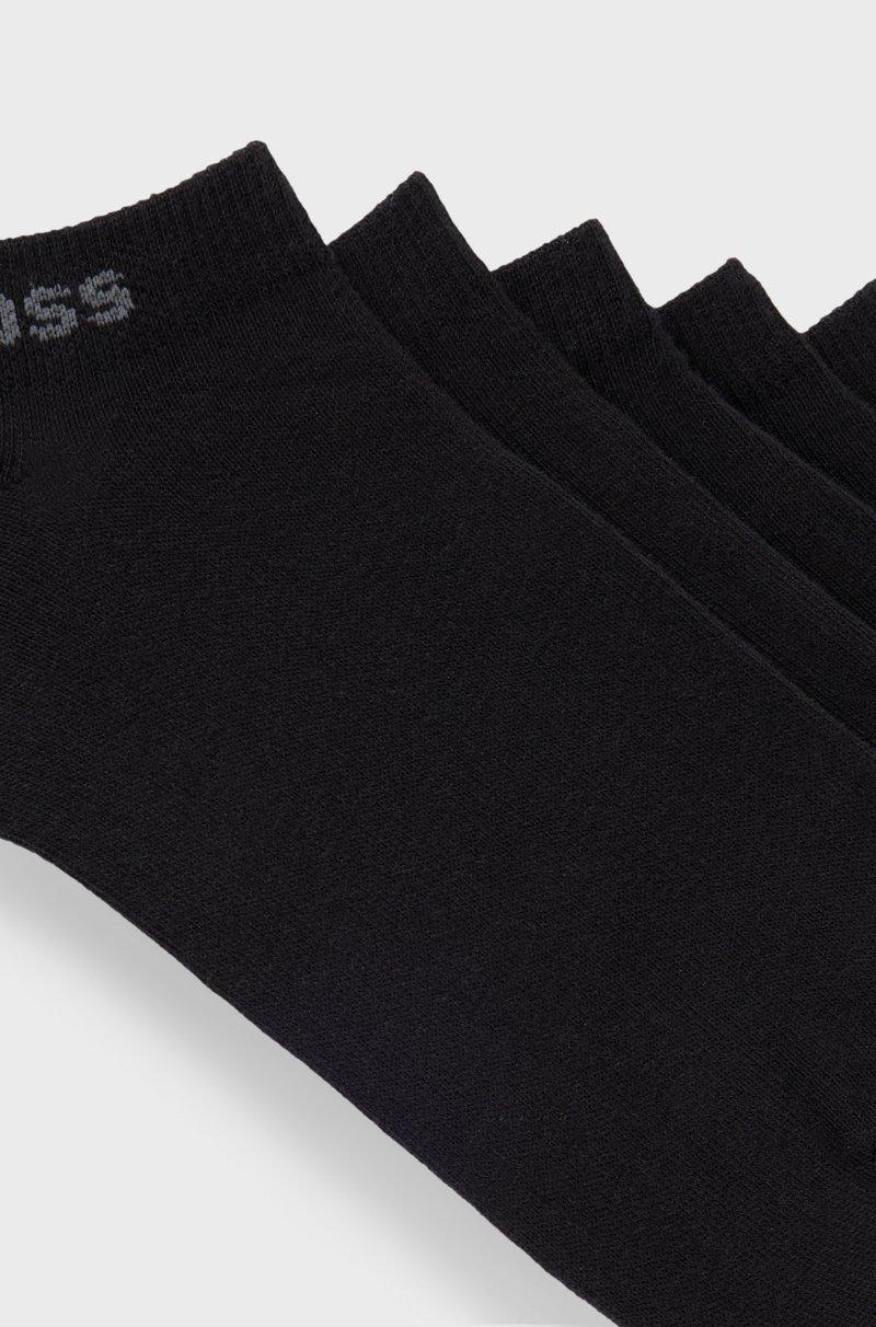 Hugo Boss Paquete de cinco pares de calcetines a la altura del tobillo con detalles de logo Liquidación