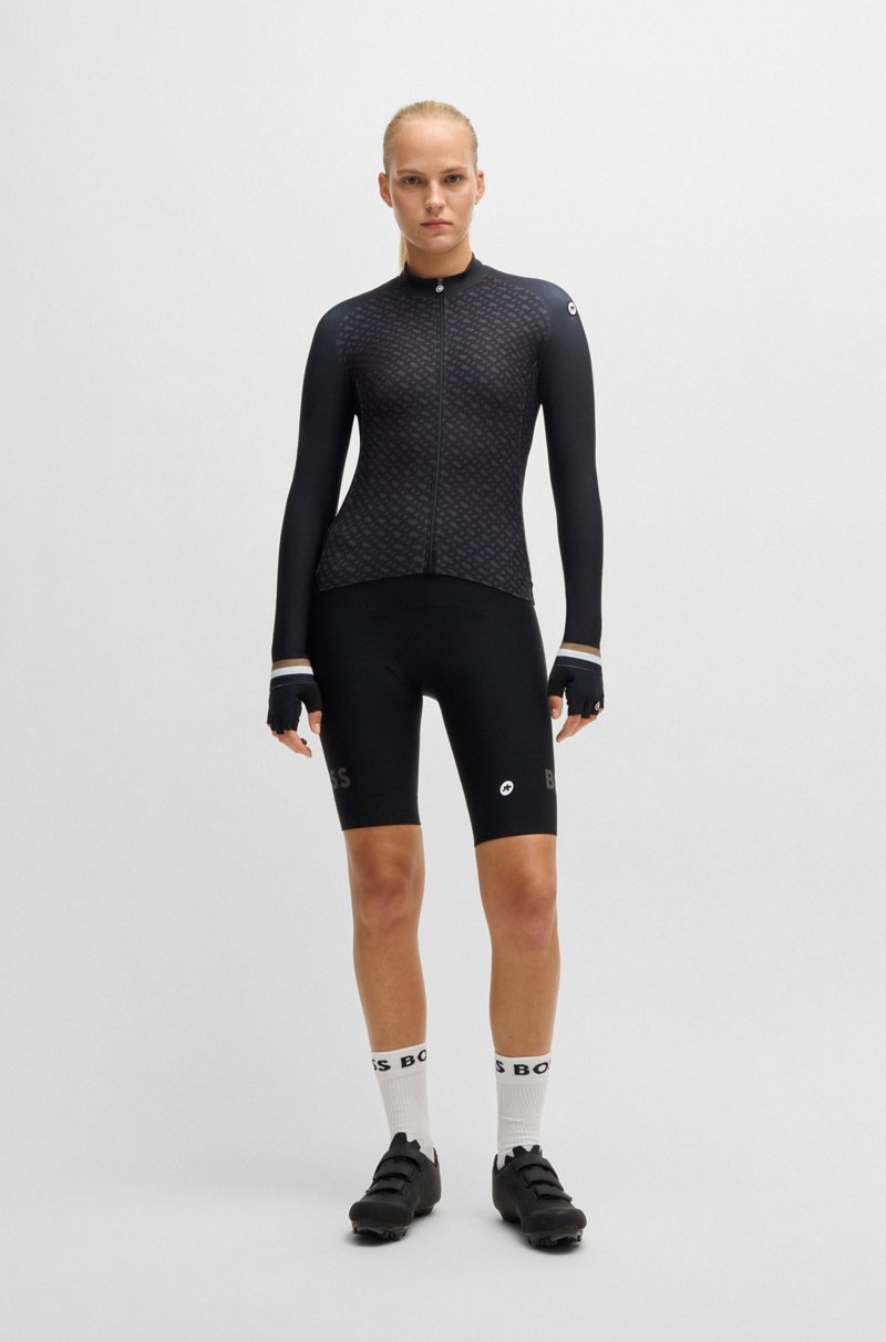 Hugo Boss Maillot de entrenamiento BOSS x ASSOS negro con tres bolsillos traseros Tienda de fábrica
