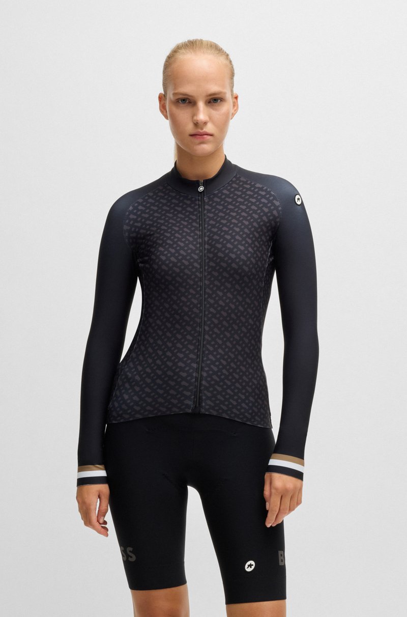 Hugo Boss Maillot de entrenamiento BOSS x ASSOS negro con tres bolsillos traseros Tienda de fábrica
