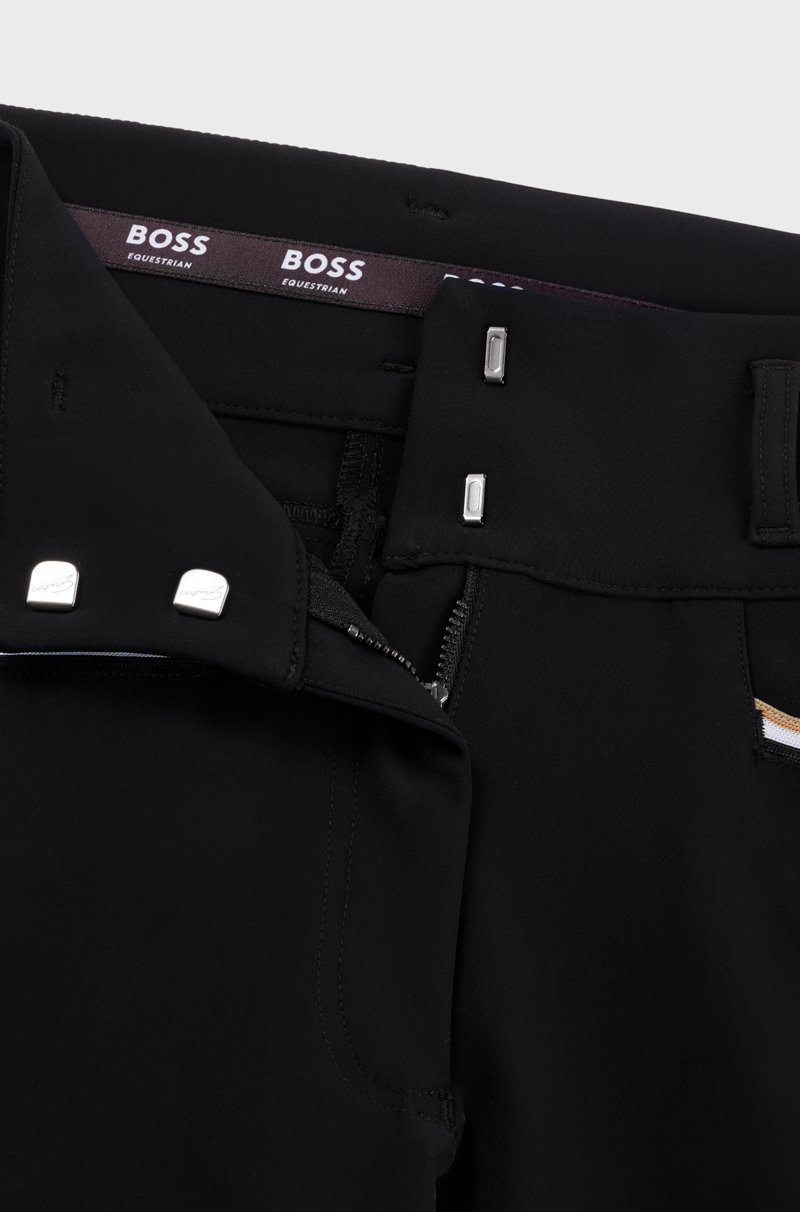 Hugo Boss Pantalones de equitación de material superelástico con agarre integral Precio ultrabajo