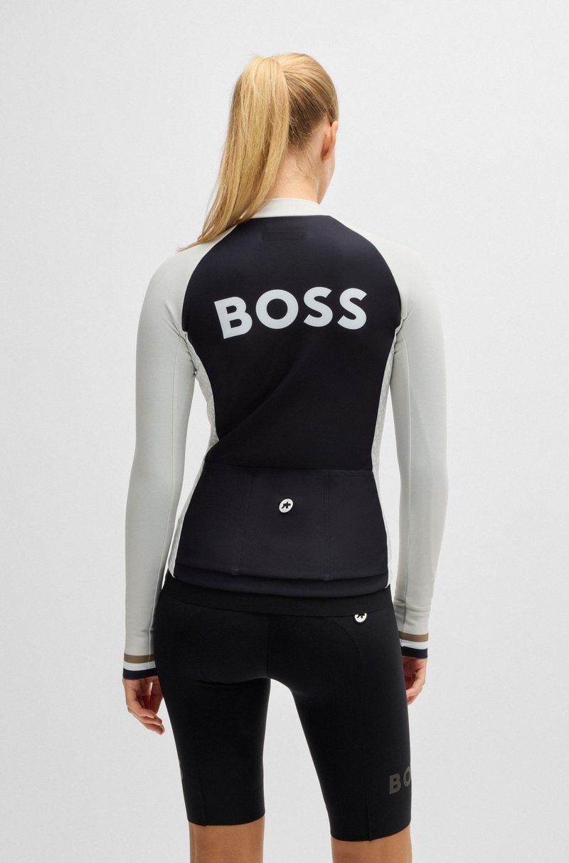 Hugo Boss Maillot térmico BOSS x ASSOS con espalda en contraste Rebajas