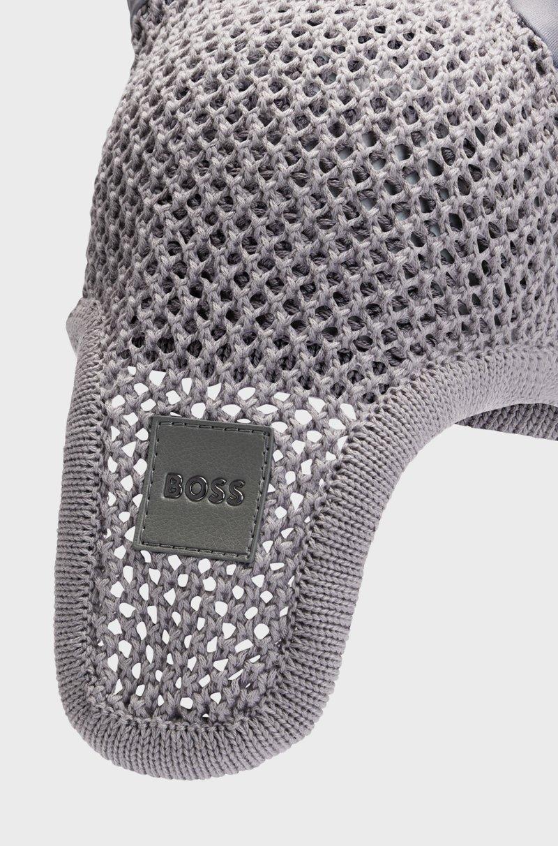 Hugo Boss Mosquero de equitación de croché con parche de logo Gran oferta