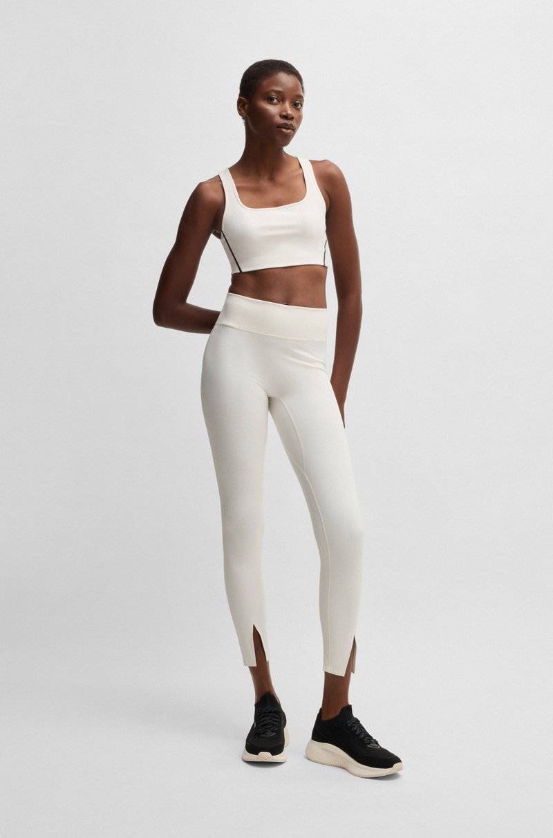 Hugo Boss Leggings activos en tejido interlock elástico con aberturas en los bajos Rebajas baratas