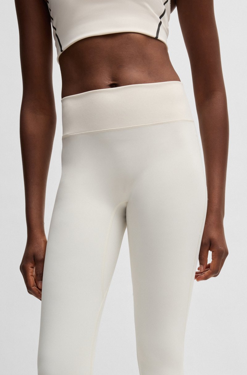 Hugo Boss Leggings activos en tejido interlock elástico con aberturas en los bajos Rebajas baratas