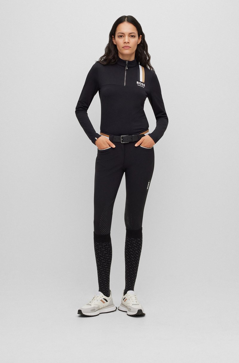 Hugo Boss Pantalones de equitación de material superelástico con agarre especial en las rodillas Los más vendidos