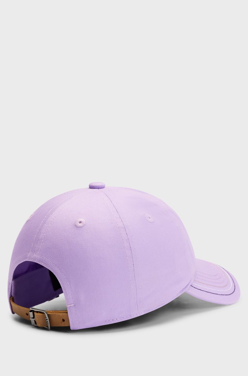 Hugo Boss Gorra para equitación con logo bordado y correa de piel Descuento
