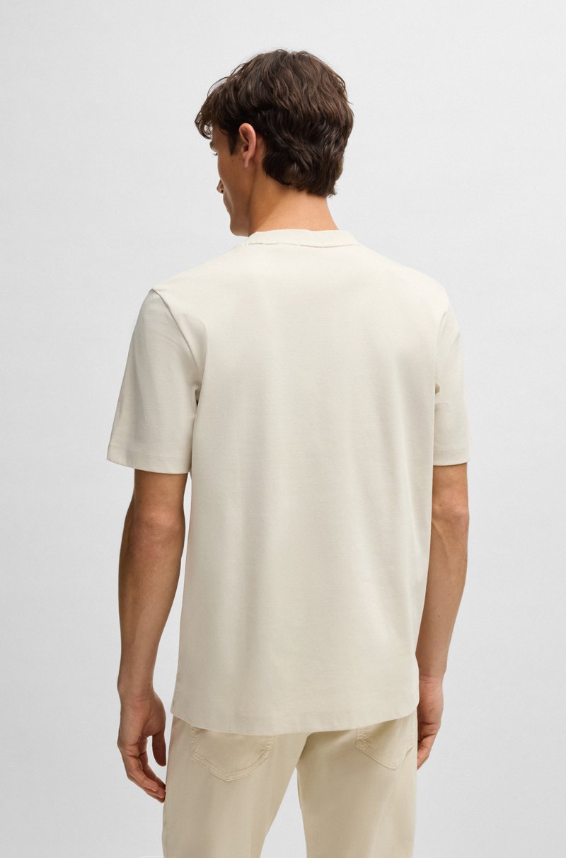 Hugo Boss Camiseta regular fit de algodón con monograma Double B Oferta especial