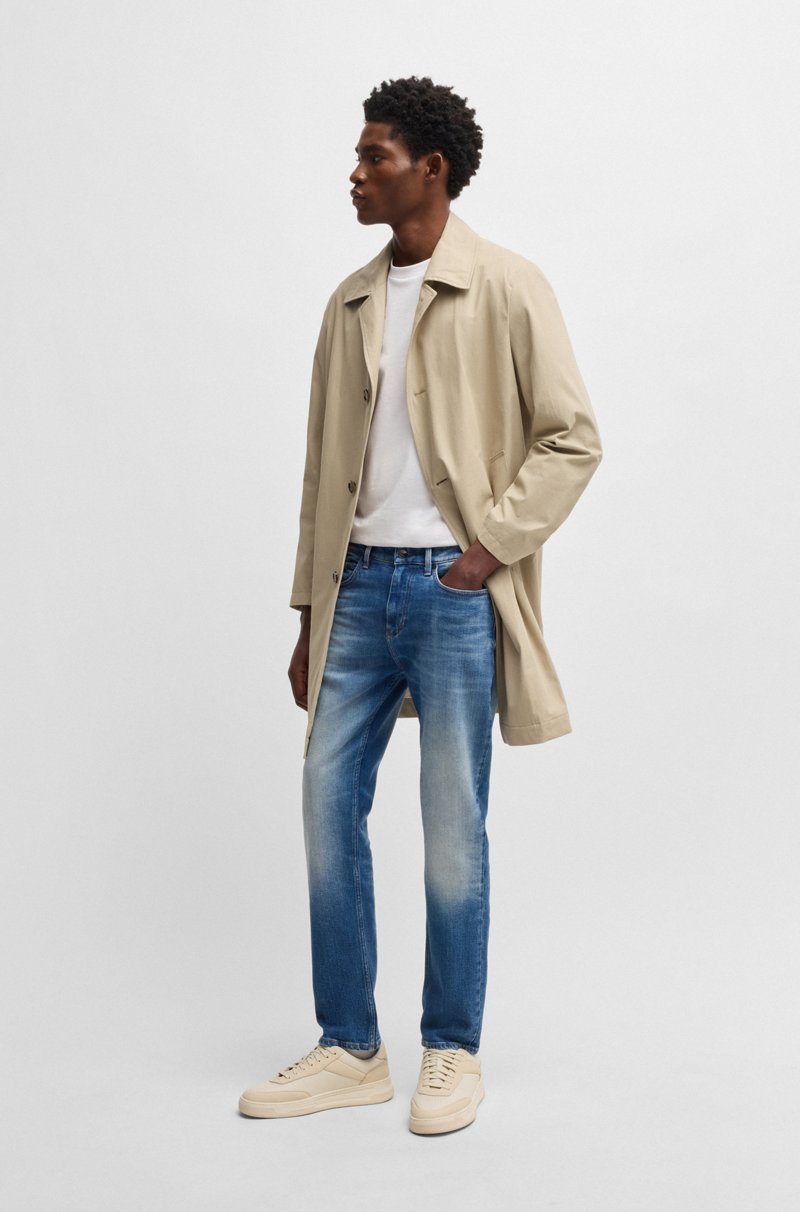 Hugo Boss Abrigo de corte clásico en algodón COMPRAR AHORA
