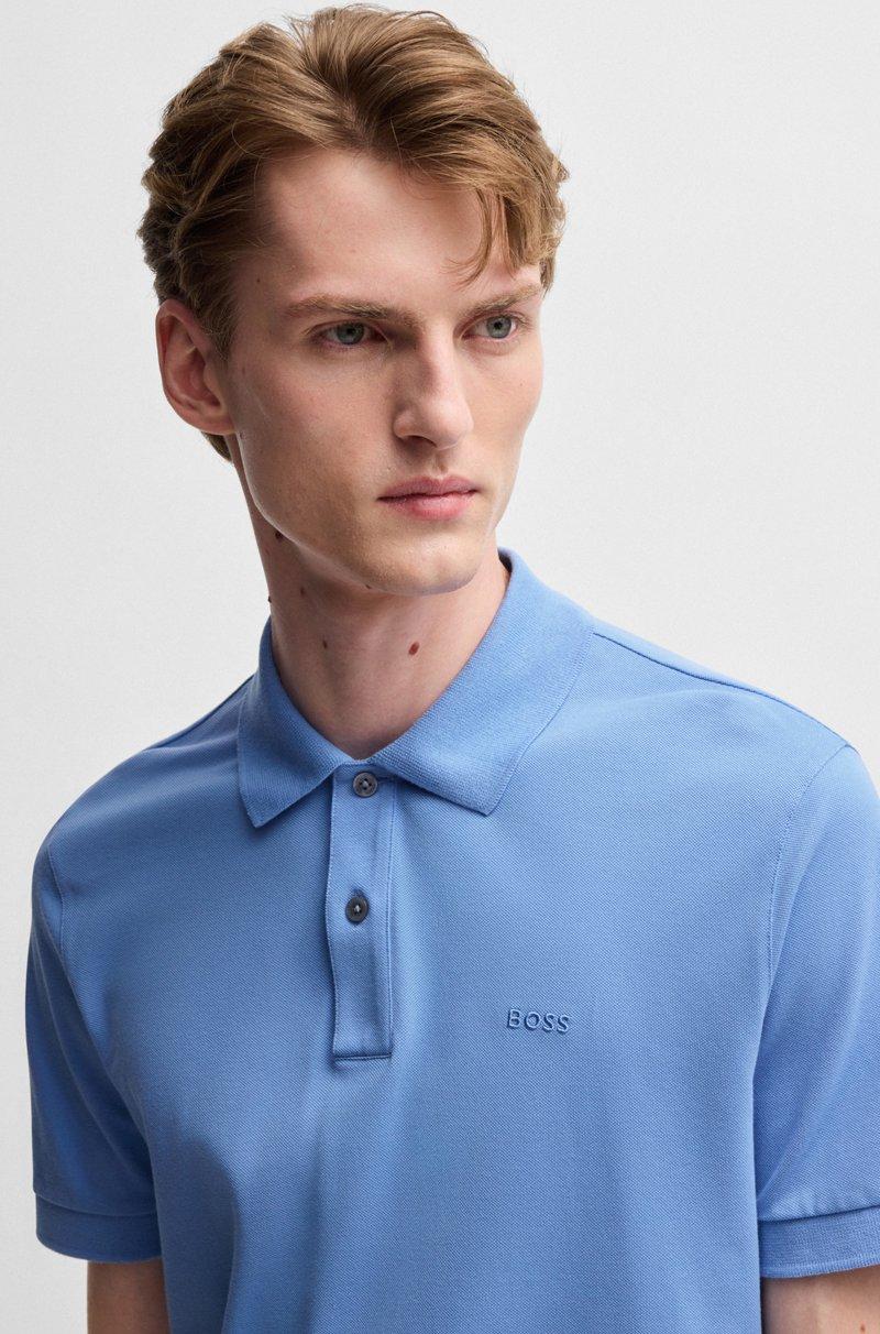 Hugo Boss Polo Pallas regular fit de algodón con logo bordado Últimos 2 días