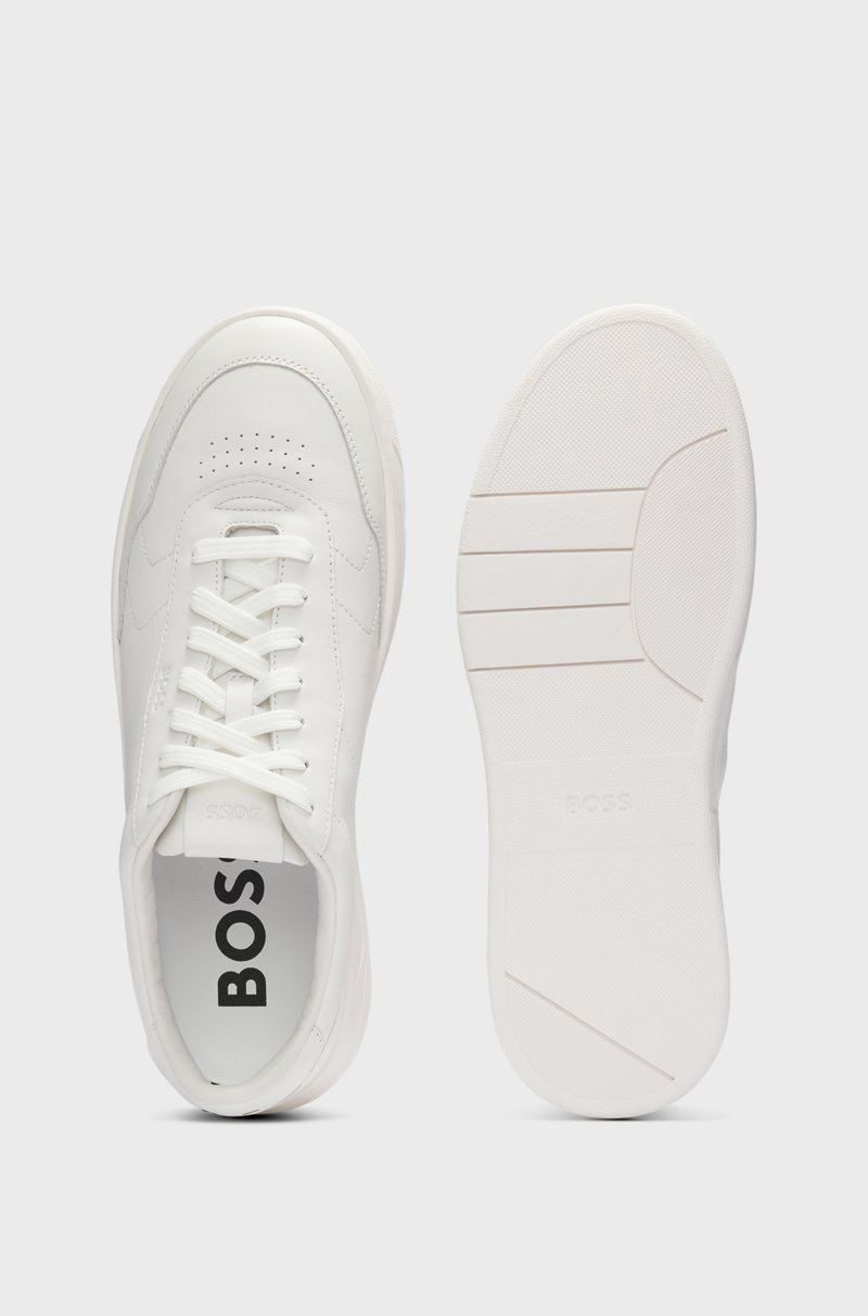 Hugo Boss Deportivas de piel con suela de goma Último día