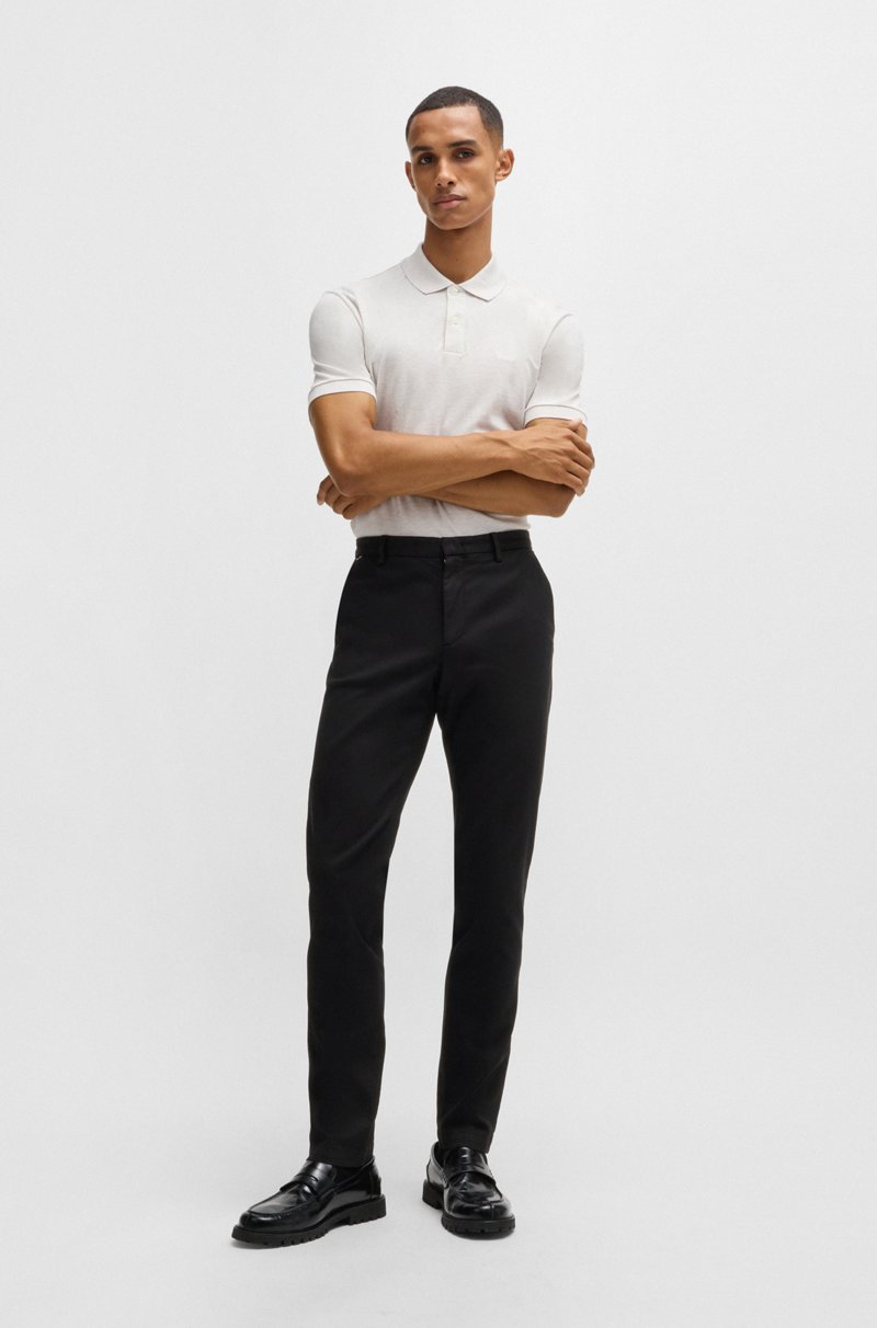 Hugo Boss Chinos slim fit en mezcla de algodón elástico Liquidación