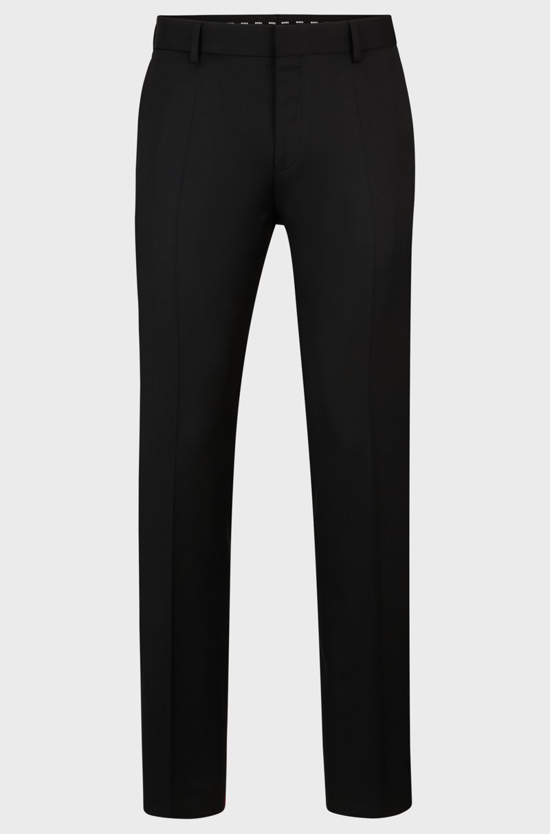 Hugo Boss Pantalones slim fit de sarga de lana virgen Limitado a 3 días