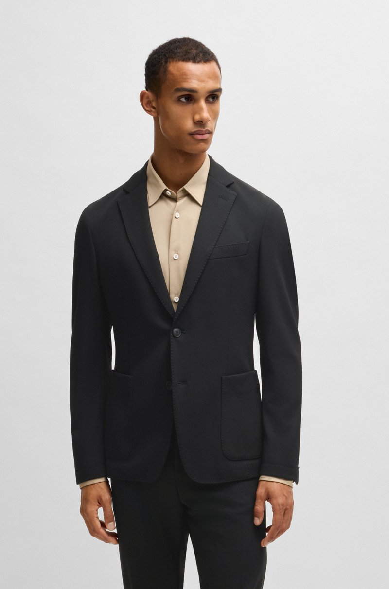 Hugo Boss Chaqueta slim fit de tejido elástico lavable Precios de Black Friday
