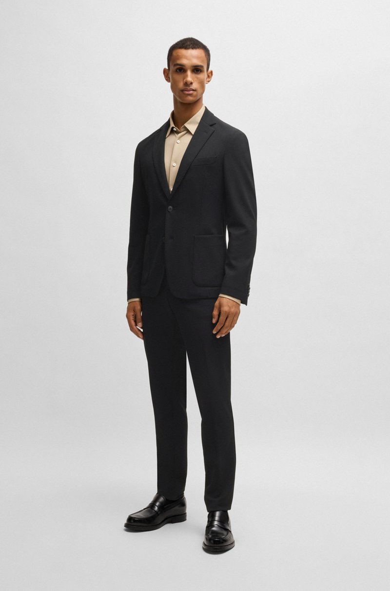 Hugo Boss Chaqueta slim fit de tejido elástico lavable Precios de Black Friday