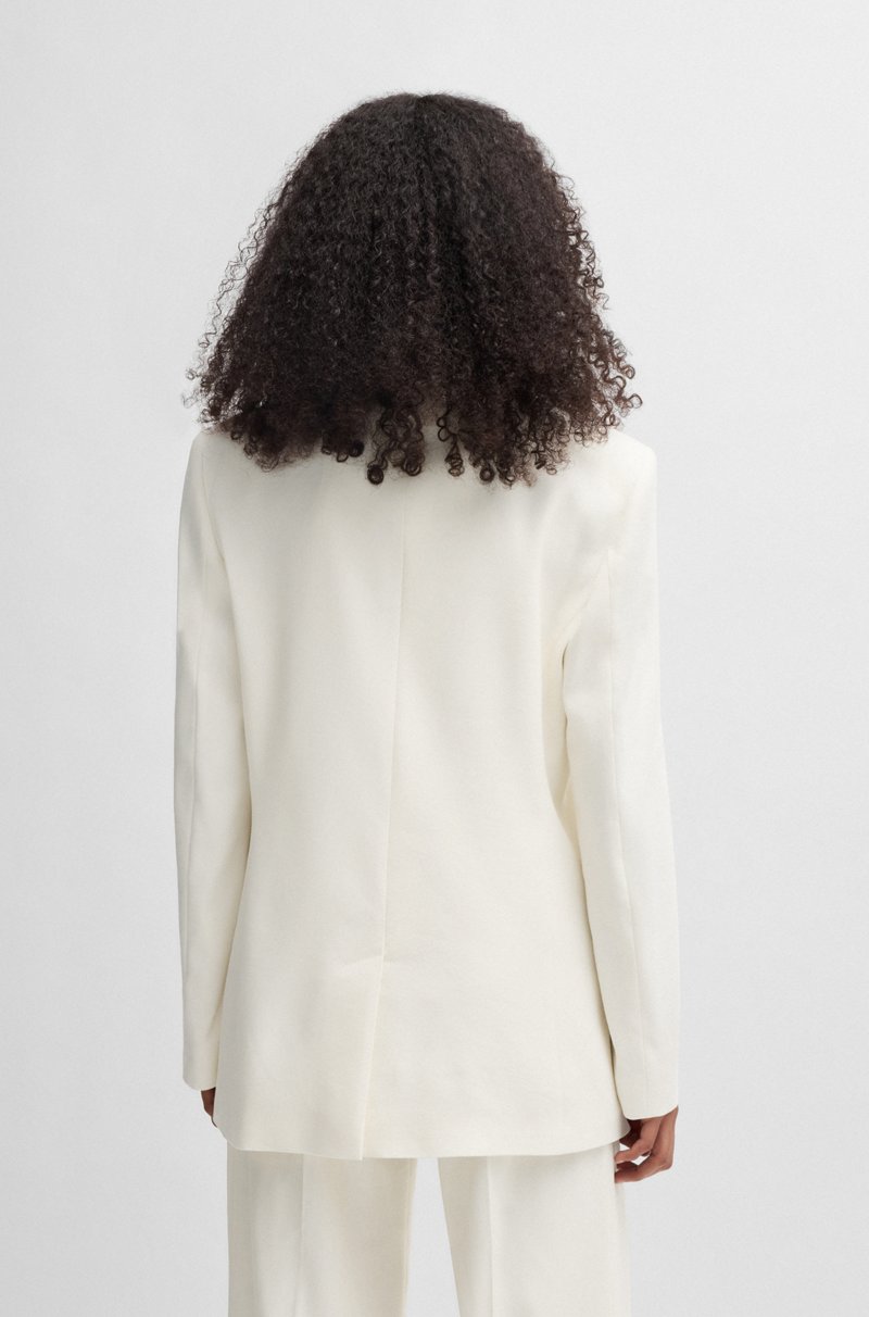 Hugo Boss Blazer oversize fit en mezcla de lino Última moda