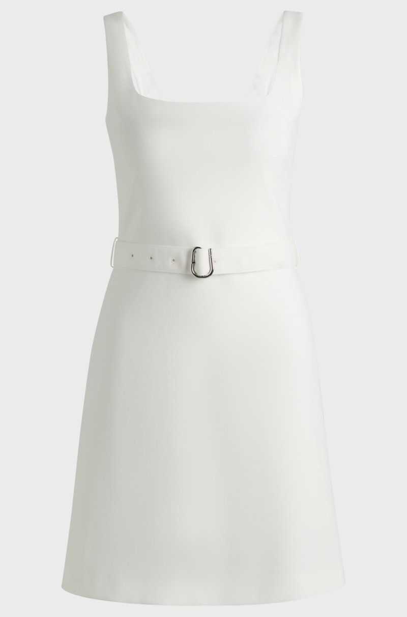 Hugo Boss Vestido con cinturón y tirantes anchos