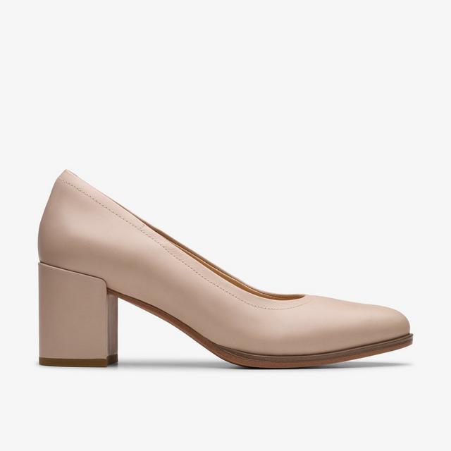 Clarks MUJERES Freva55 Court en cuero beis Freva55 Court