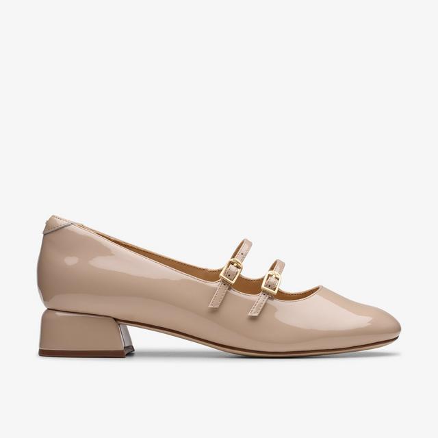 Clarks MUJERES Daiss30 Shine en charol beis Daiss30 Shine