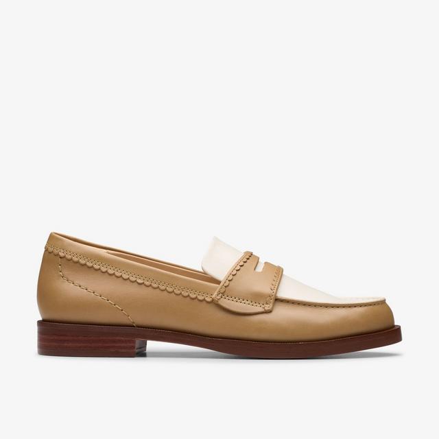Clarks MUJERES Straven Edge color tostado claro combinado Straven Edge