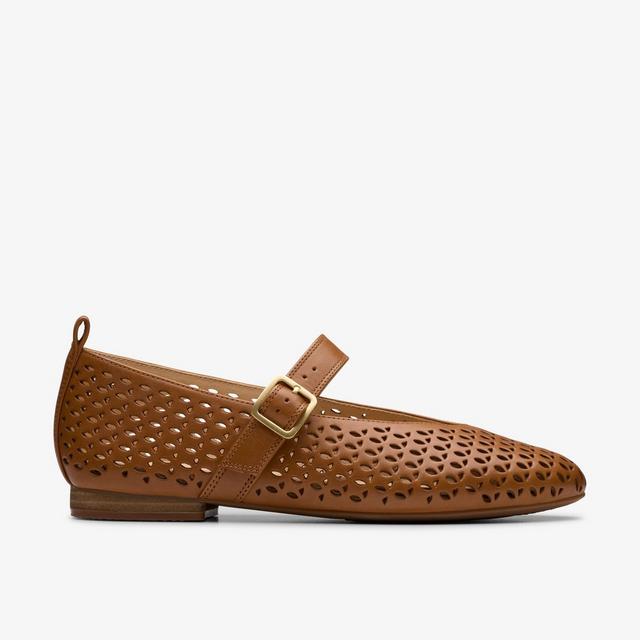 Clarks MUJERES Fawna Jane en cuero color tostado Fawna Jane
