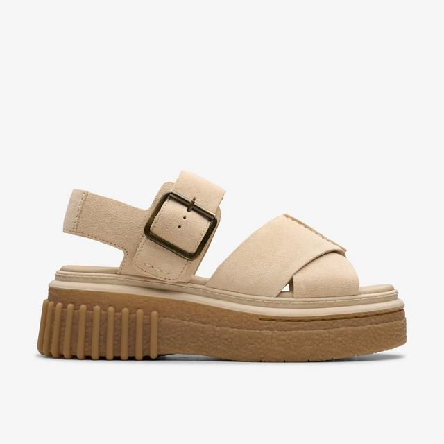 Clarks MUJERES Evamar Wish en ante color crudo Evamar Wish