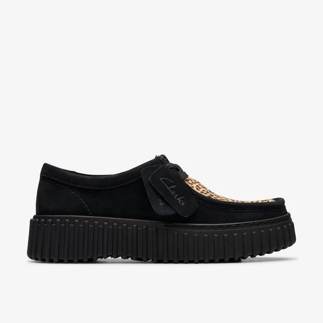 Clarks MUJERES Torhill Bee con estampado de leopardo Torhill Bee